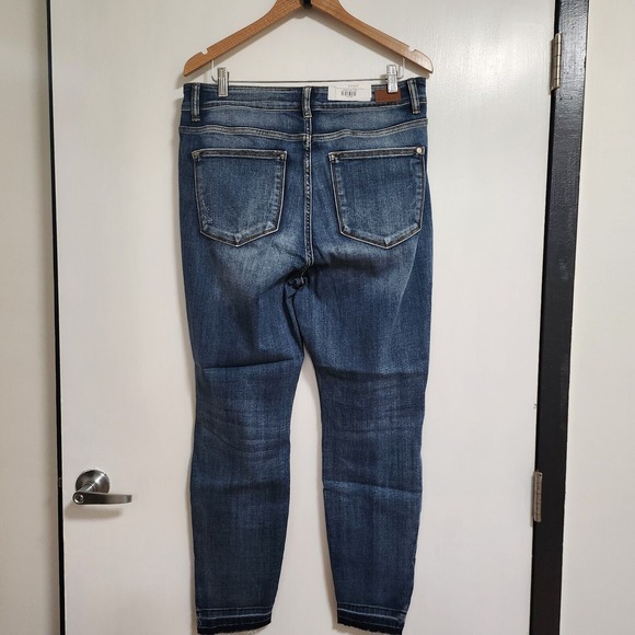 Judy Blue high waist skinny dark denim size 14W - Picture 3 of 12